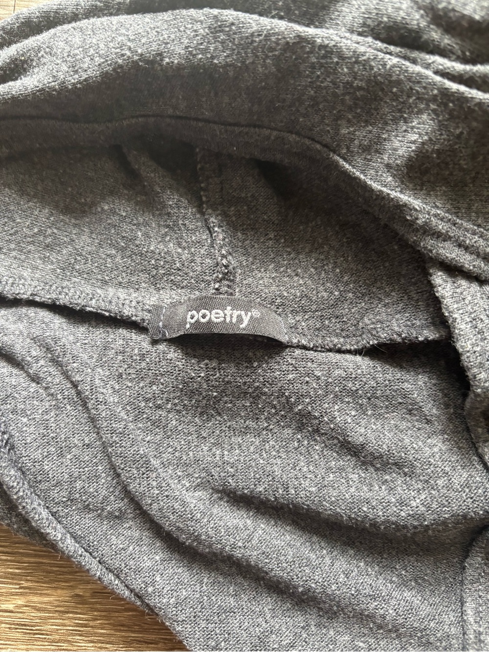 SOLD ‼️ Poetry Hooded Top - Picture 4 of 4